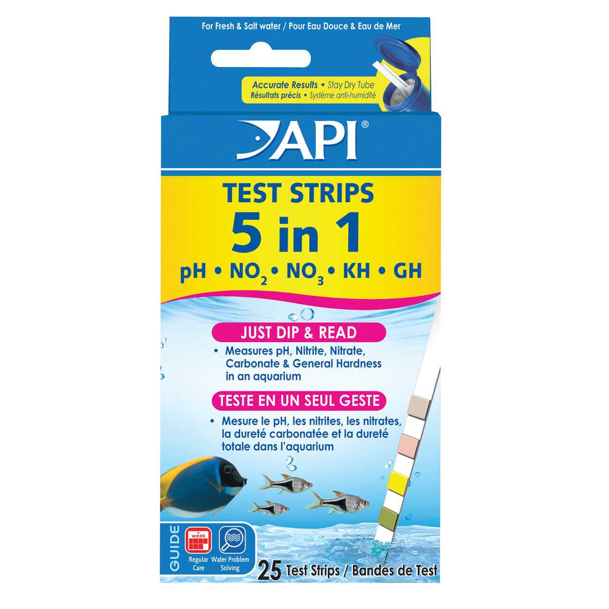 API 5 IN 1 TEST STRIP