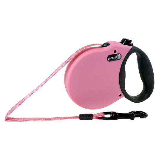 AC RETRACT LEASH L PINK