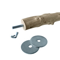 HARI Coffee Wood Bird Perch Med - Lg