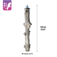 HARI Coffee Wood Bird Perch Med - Lg