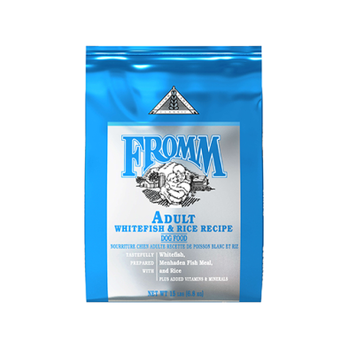 FROMM CLASSIC ADULT WHITEFISH & RICE 15 LB