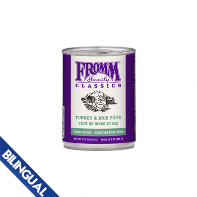 FROMM CLASSIC TURKEY RICE CAN 12.5 OZ