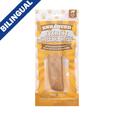 This & That® Enhanced Everest Chew Peanut Butter L