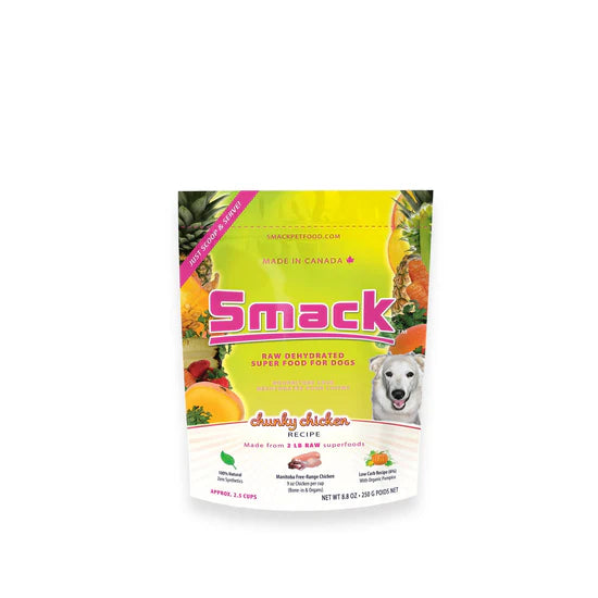Smack Chunky Chicken Dog 250G