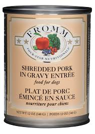 FROMM 4* SHREDDED PORK 12OZ