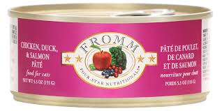 FROMM 4* CHKN/DUCK/SALM 5 OZ