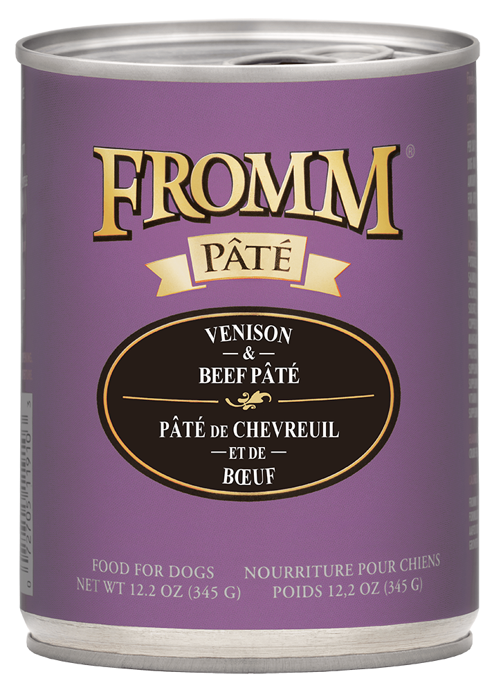 FROMM GOLD VENISON BEEF PATE 12OZ