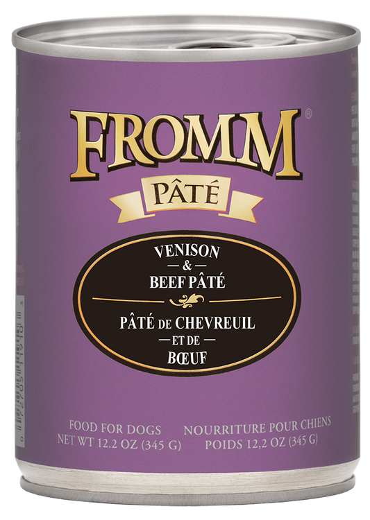 FROMM GOLD VENISON BEEF PATE 12OZ