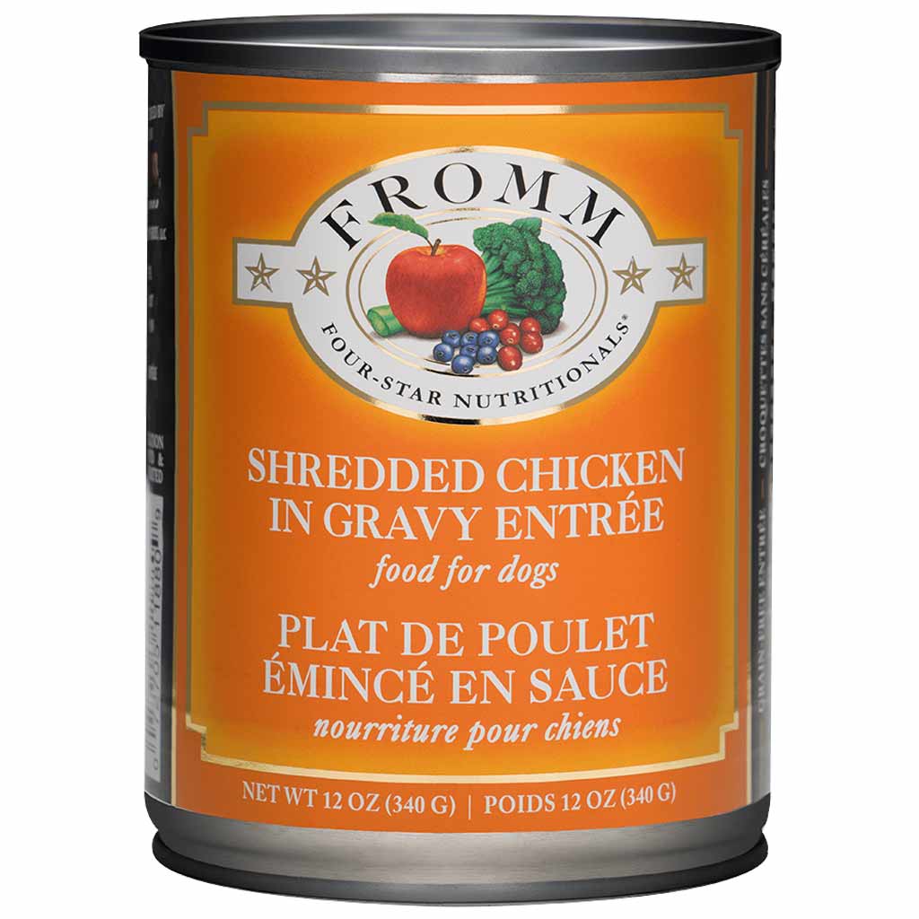 FROMM 4* SHREDDED CHICKEN 12OZ